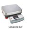 Digital 14 3/4" x 12 1/4" Weighing Scale Precision for Accurate 70 lbs x 0.001 lb